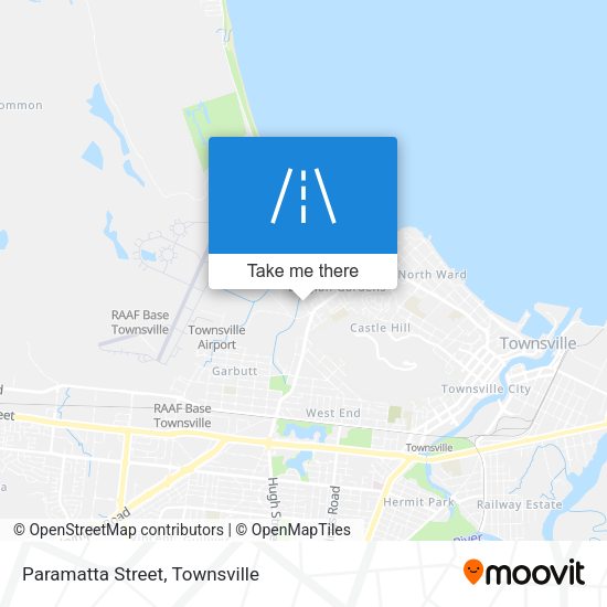 Paramatta Street map
