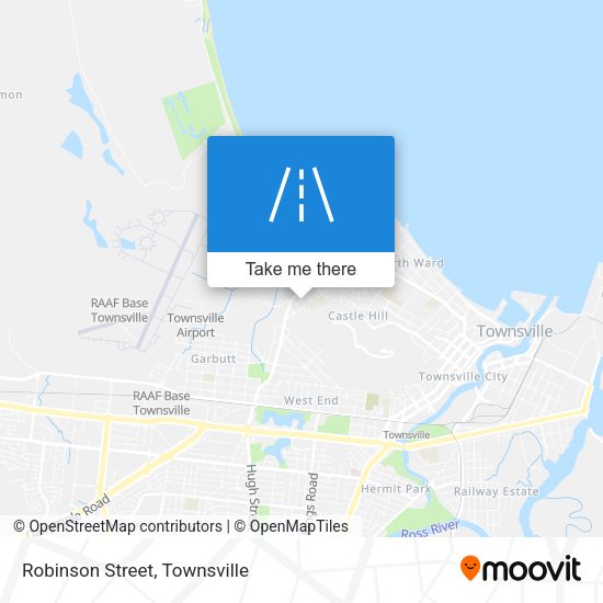 Robinson Street map