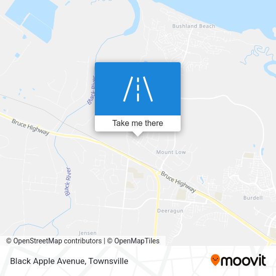Black Apple Avenue map