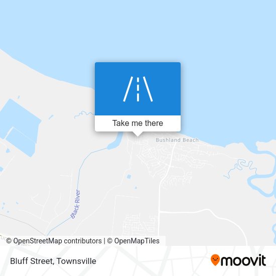 Bluff Street map