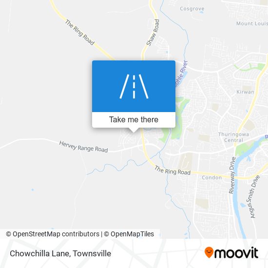 Chowchilla Lane map