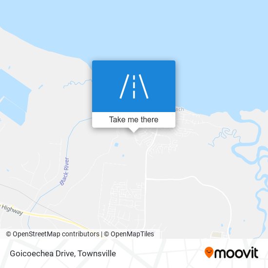 Goicoechea Drive map