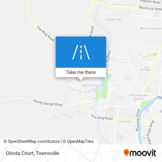 Olinda Court map