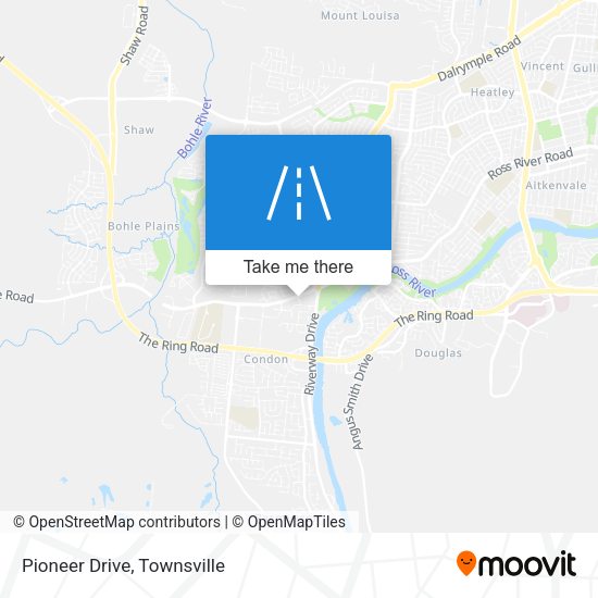 Pioneer Drive map