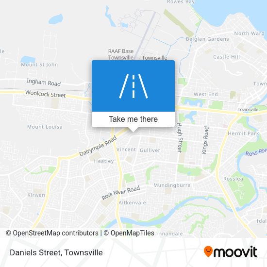 Daniels Street map