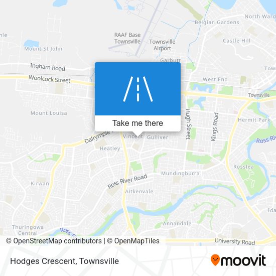 Hodges Crescent map