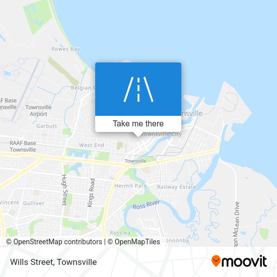 Wills Street map