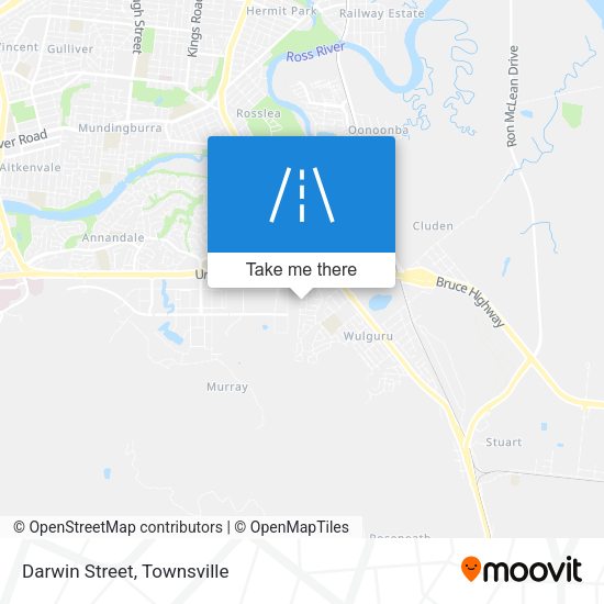 Darwin Street map