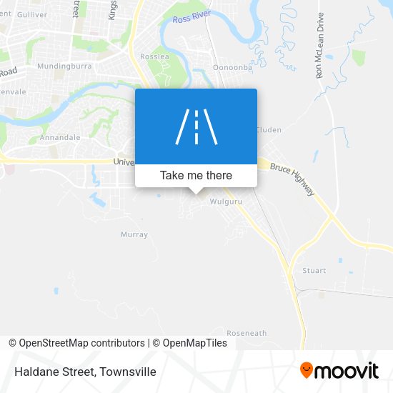 Haldane Street map