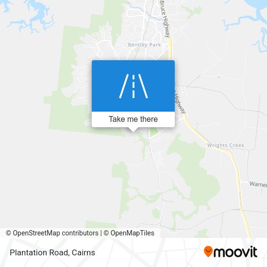 Plantation Road map