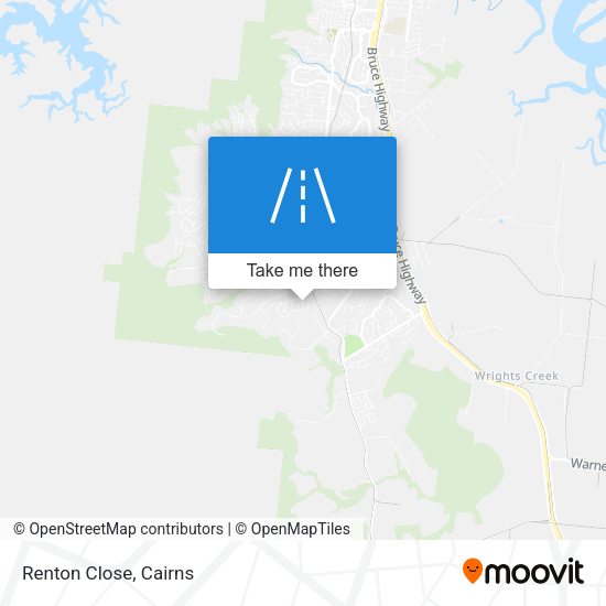 Renton Close map