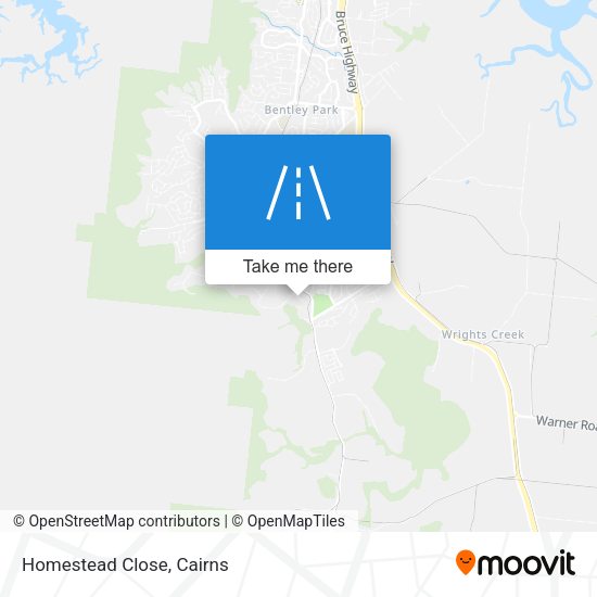 Homestead Close map