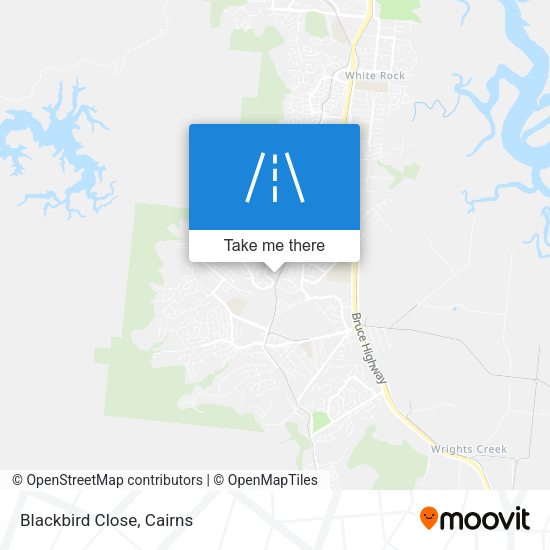 Blackbird Close map