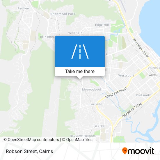 Robson Street map