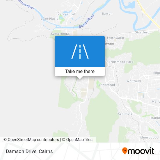Damson Drive map