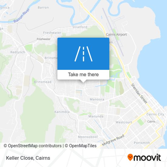 Keller Close map