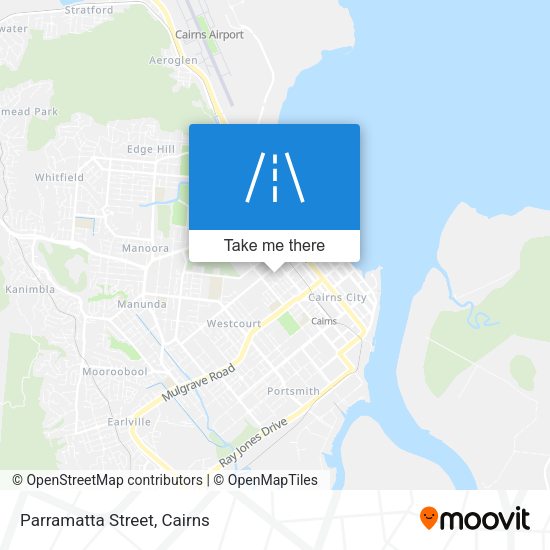 Parramatta Street map