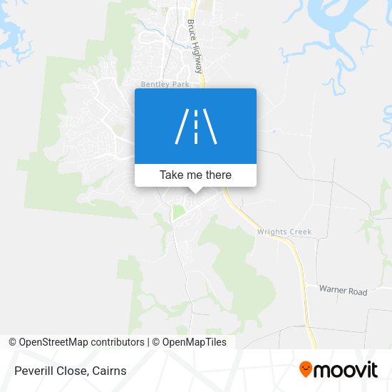 Peverill Close map