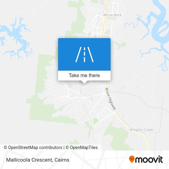 Mallicoola Crescent map