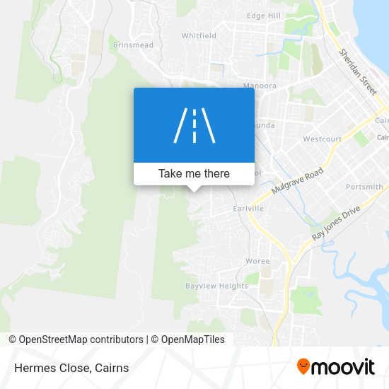 Hermes Close map