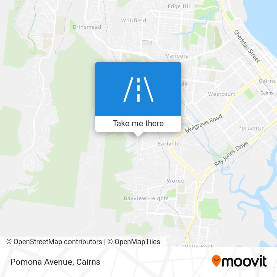 Pomona Avenue map