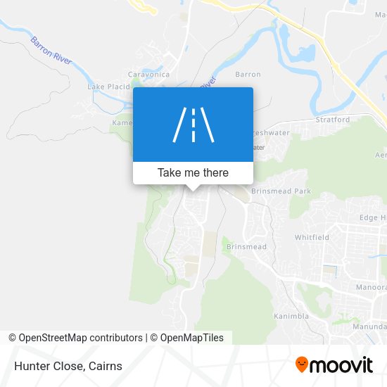 Hunter Close map