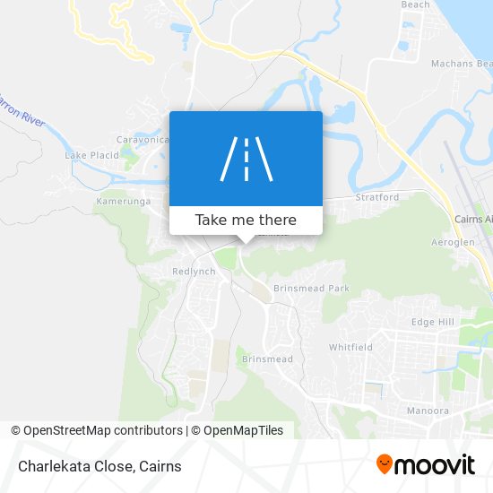 Mapa Charlekata Close
