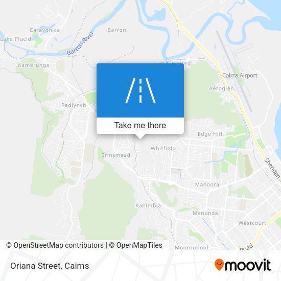 Oriana Street map