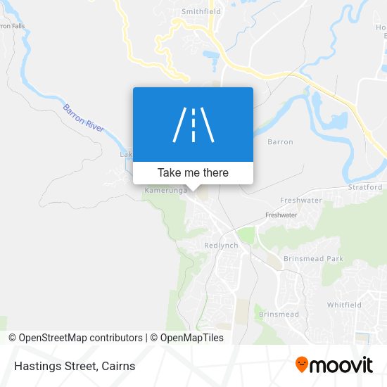 Hastings Street map
