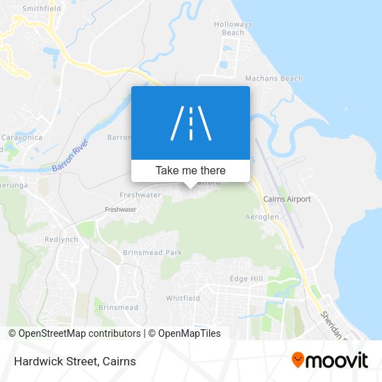 Hardwick Street map