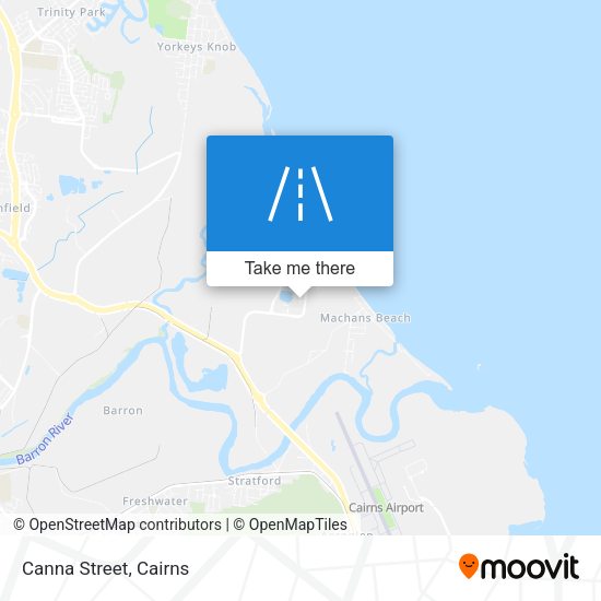 Canna Street map