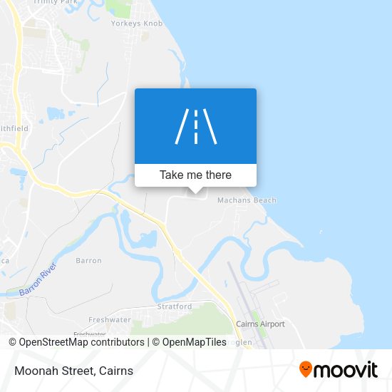 Moonah Street map