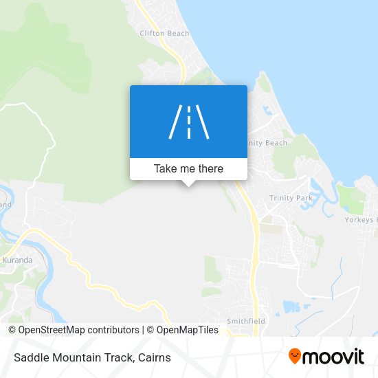 Saddle Mountain Track map