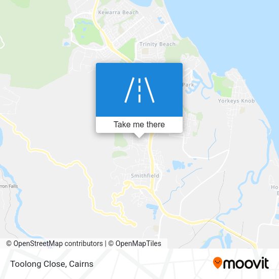 Toolong Close map