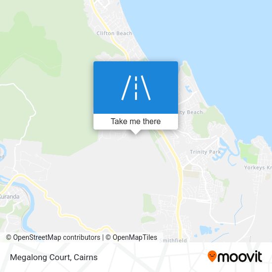Megalong Court map