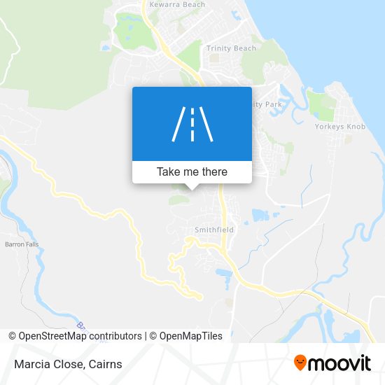 Marcia Close map