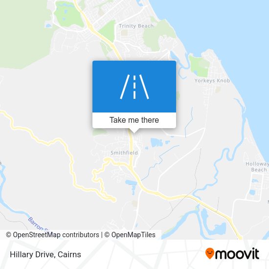 Hillary Drive map
