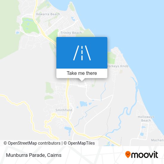 Munburra Parade map
