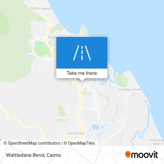 Wattledane Bend map