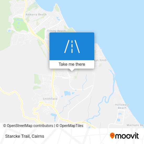 Starcke Trail map