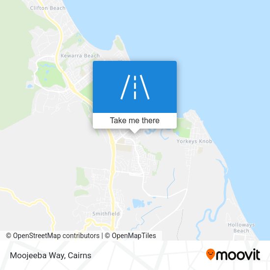 Moojeeba Way map