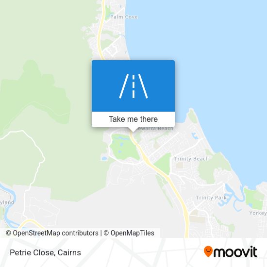 Petrie Close map