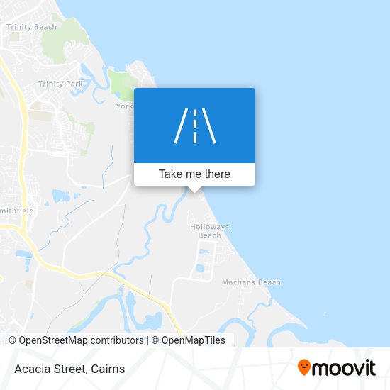 Acacia Street map