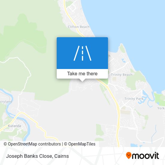 Joseph Banks Close map