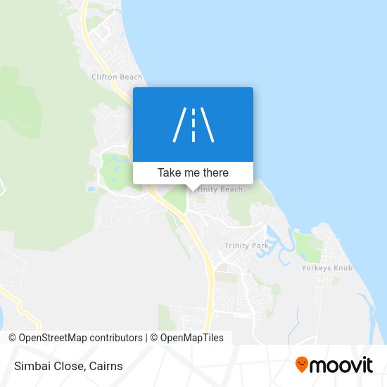 Simbai Close map