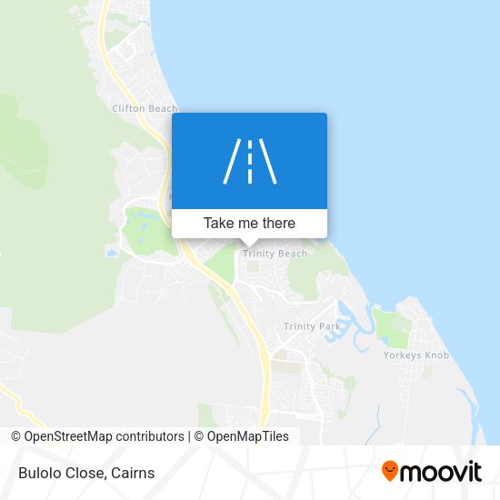 Bulolo Close map