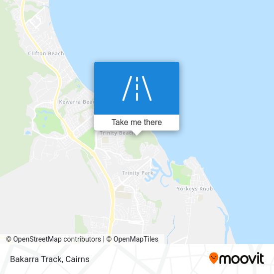 Bakarra Track map