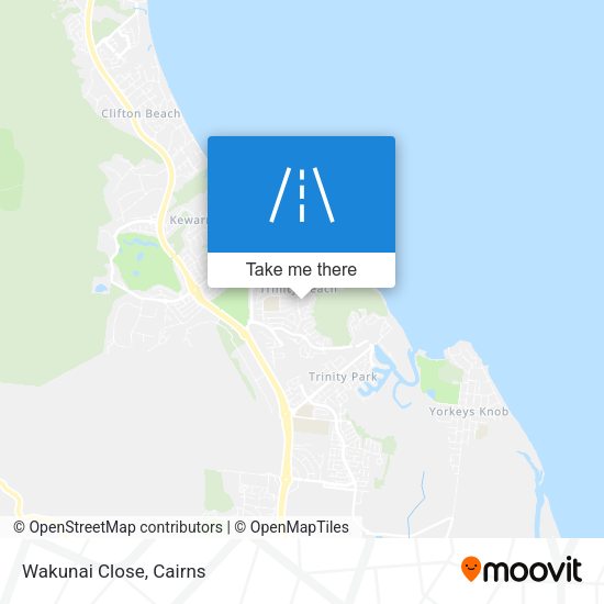 Wakunai Close map