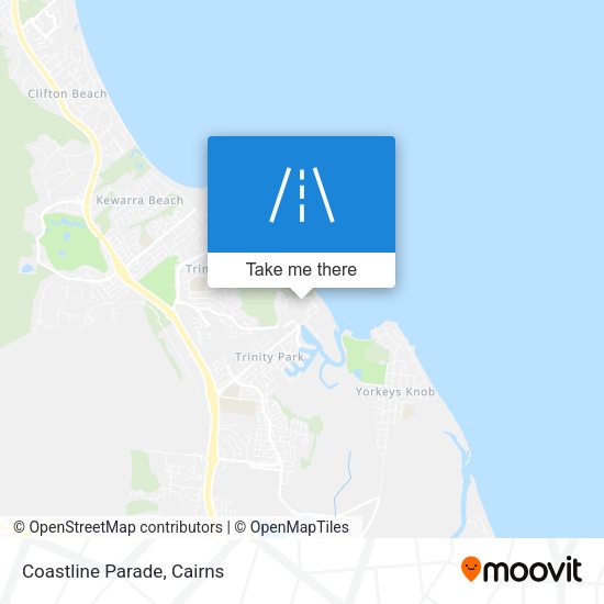 Coastline Parade map