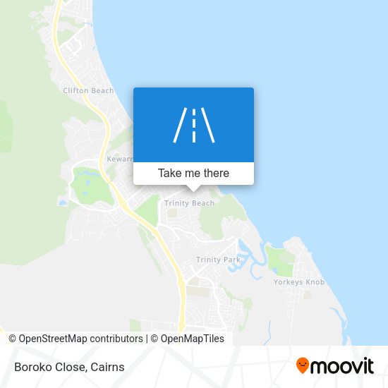 Boroko Close map